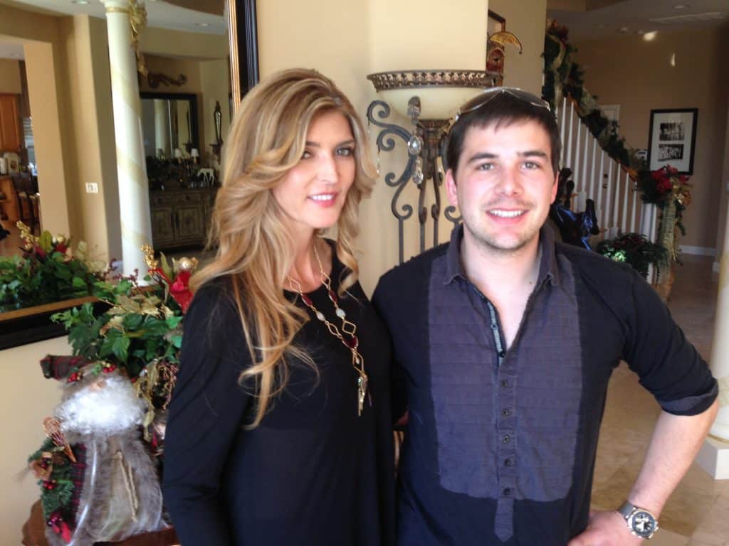 Bella Roche Founder Lorelei Romero Housewives Orange County with Josh Bois Pic 1 of 2