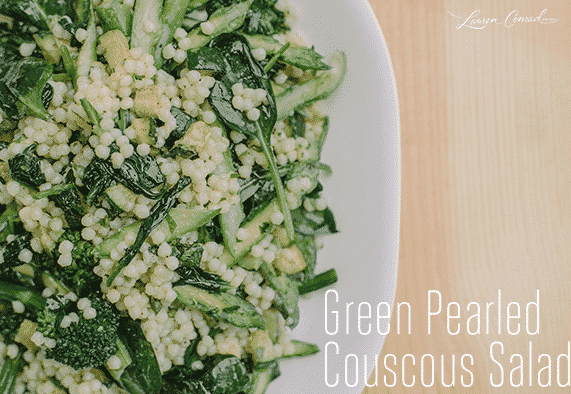 Lauren Conrad Green Pearled Couscous Salad