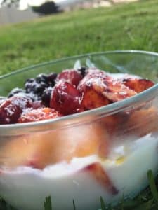 Summer Yogurt Fruit Bowl 