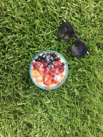 Summer Yogurt Fruit Bowl